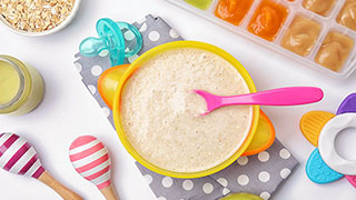 Mixing Baby Food with Formula