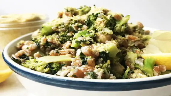 Broccoli Rubble Farro Salad