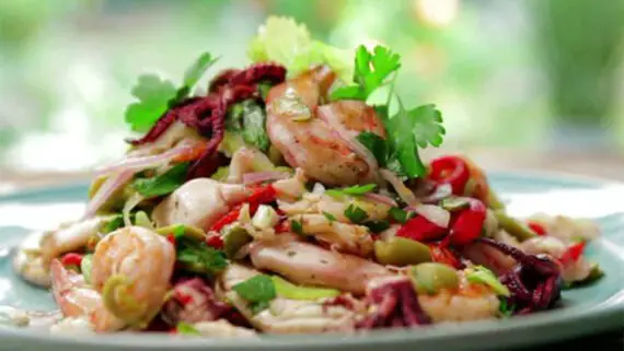 Puerto Rican Seafood Salad