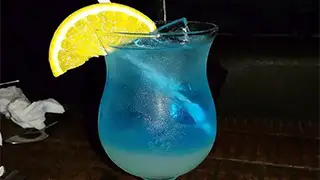 Drink Blue Motorcycle